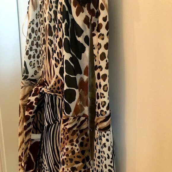 𝅺moschino Cheap and Chic Leopard Print Silk Dress - Picture 8 of 13